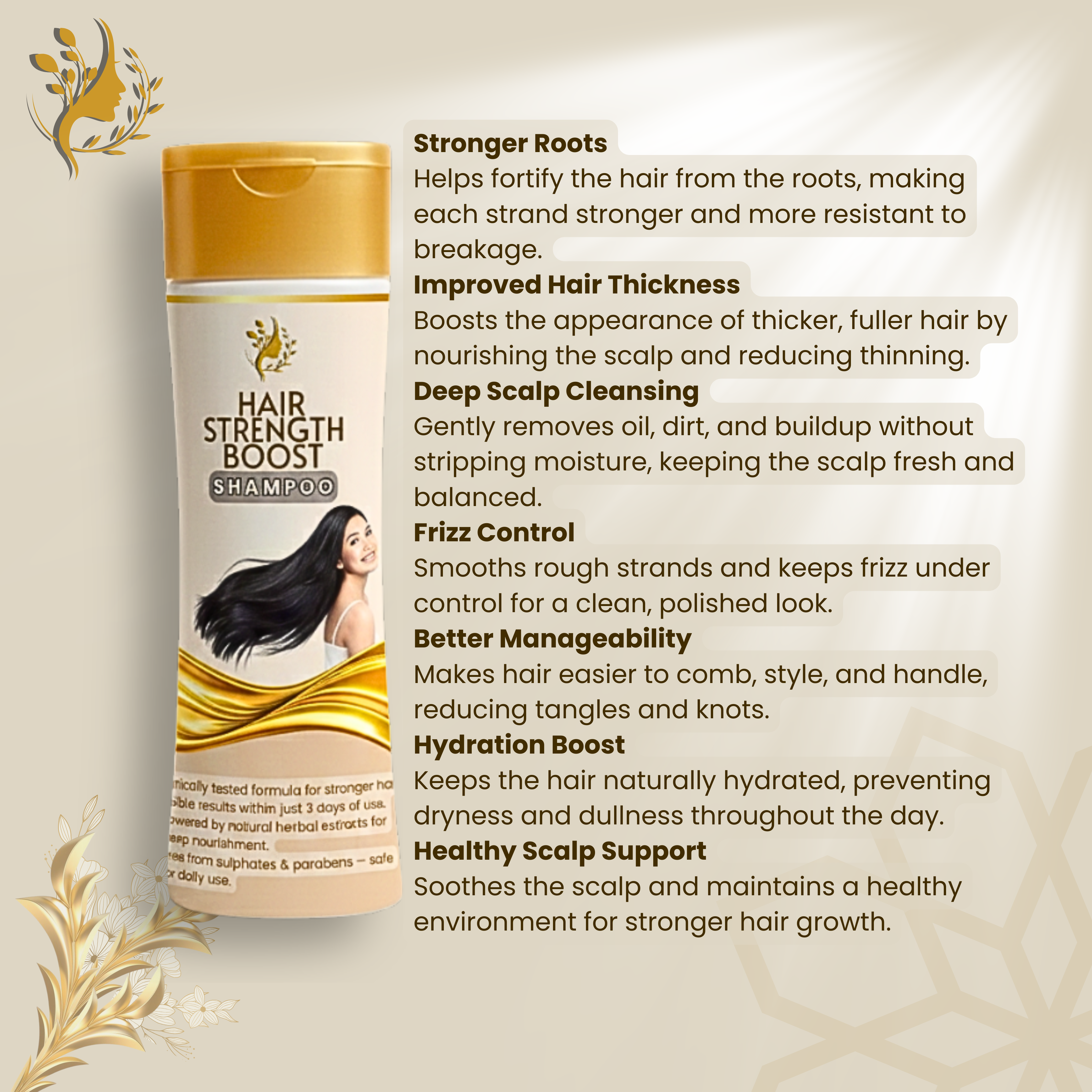 Hair Strength Boost Shampoo All in One