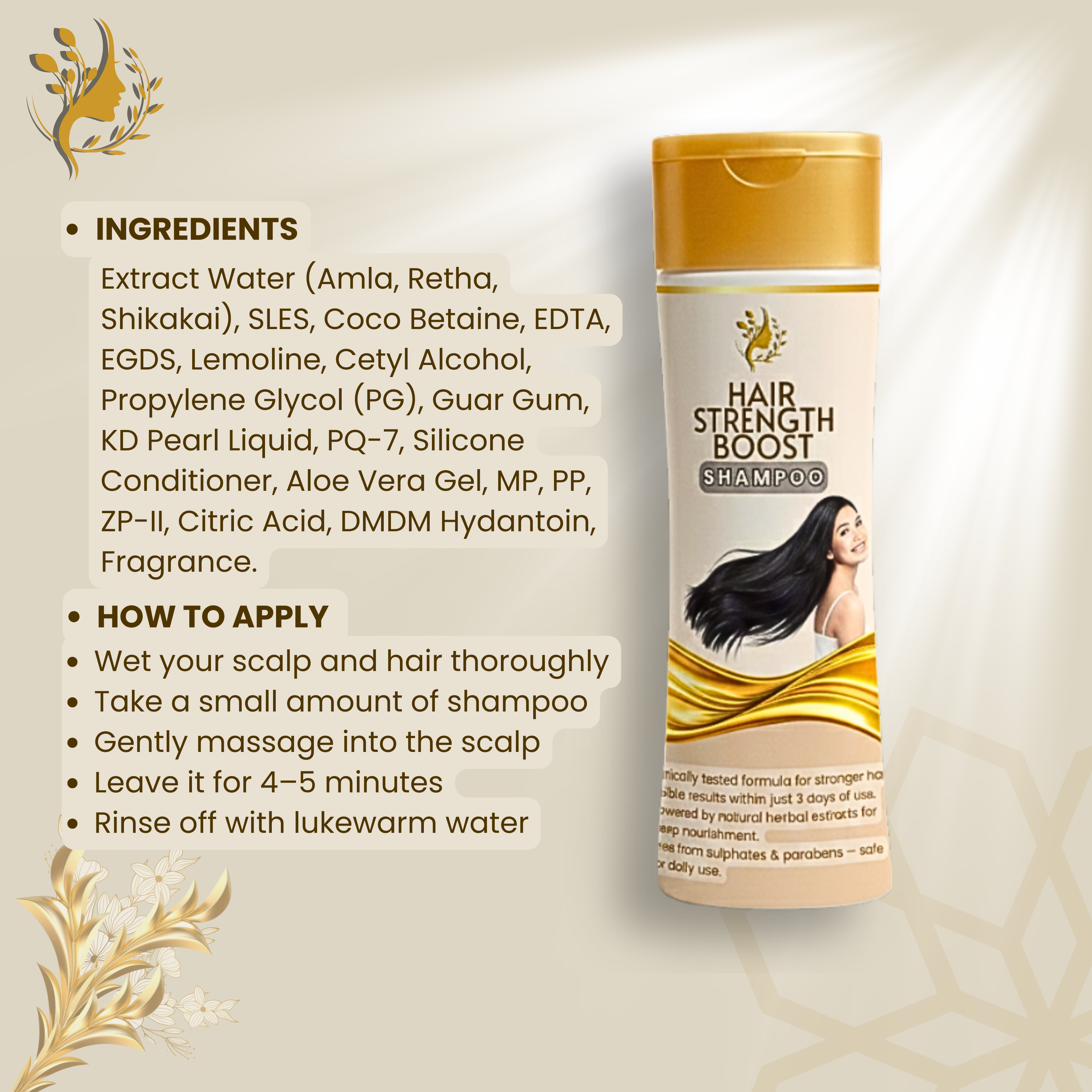 Hair Strength Boost Shampoo All in One