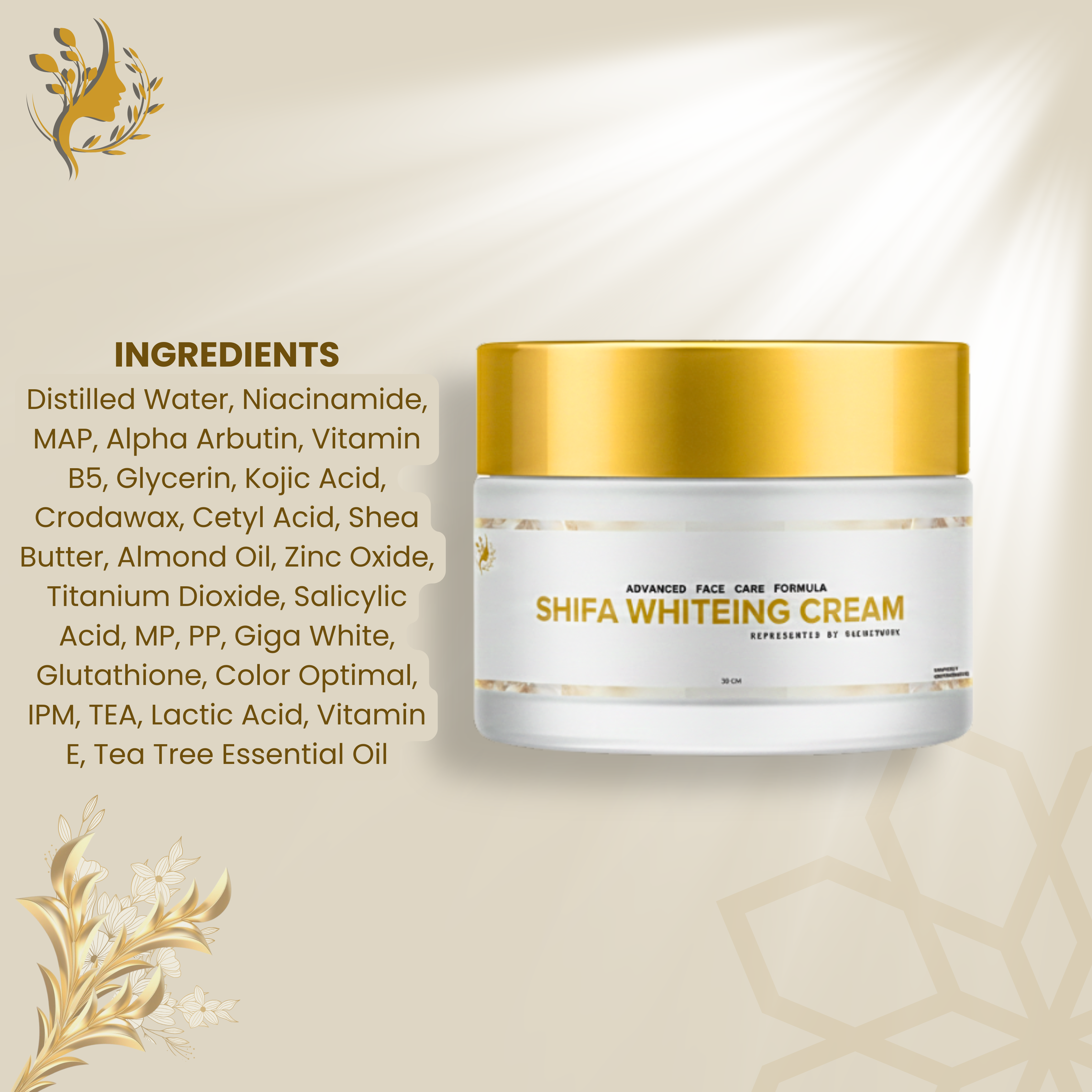 Shifa Whiting Cream All in One