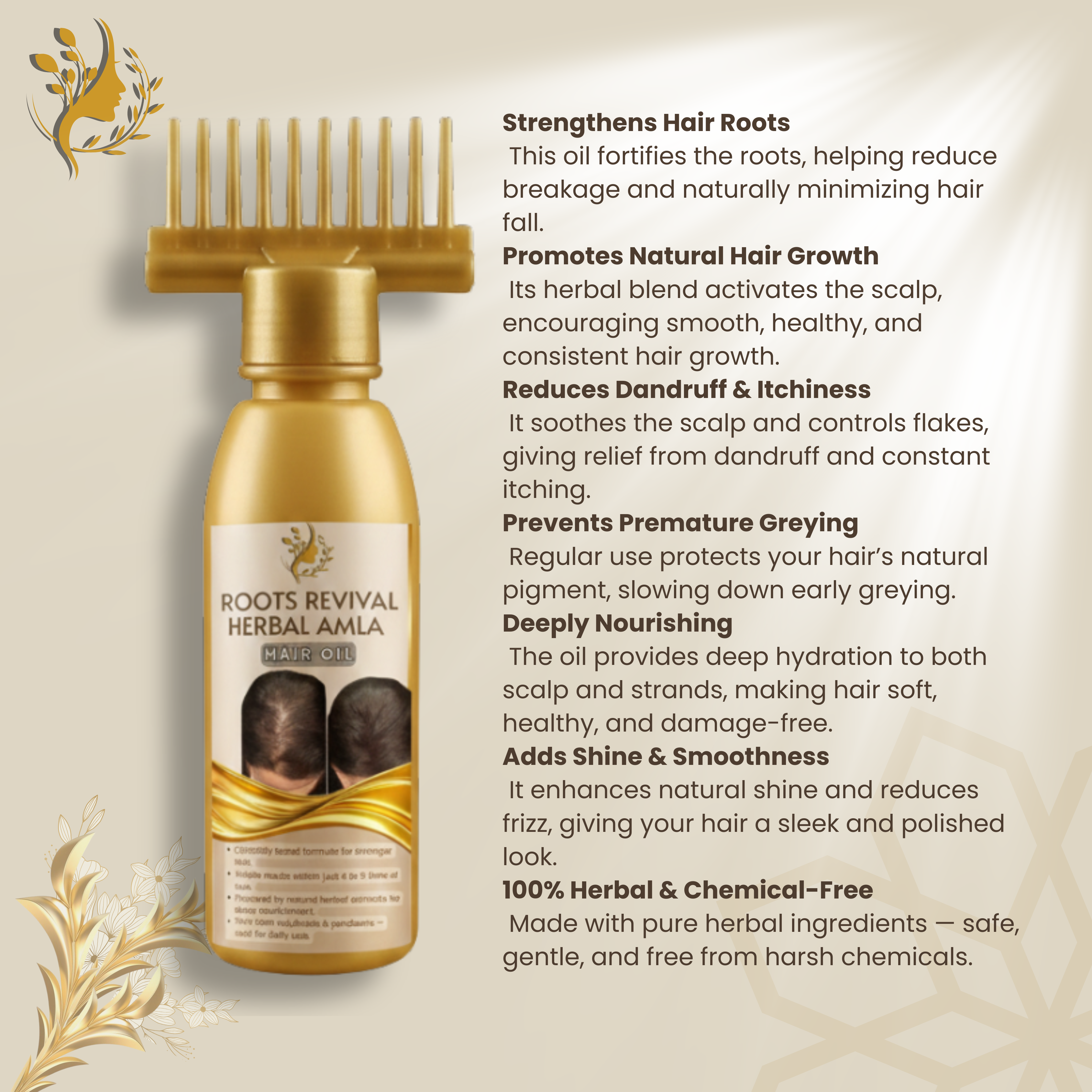 Roots Revival Herbal Amla hair oil