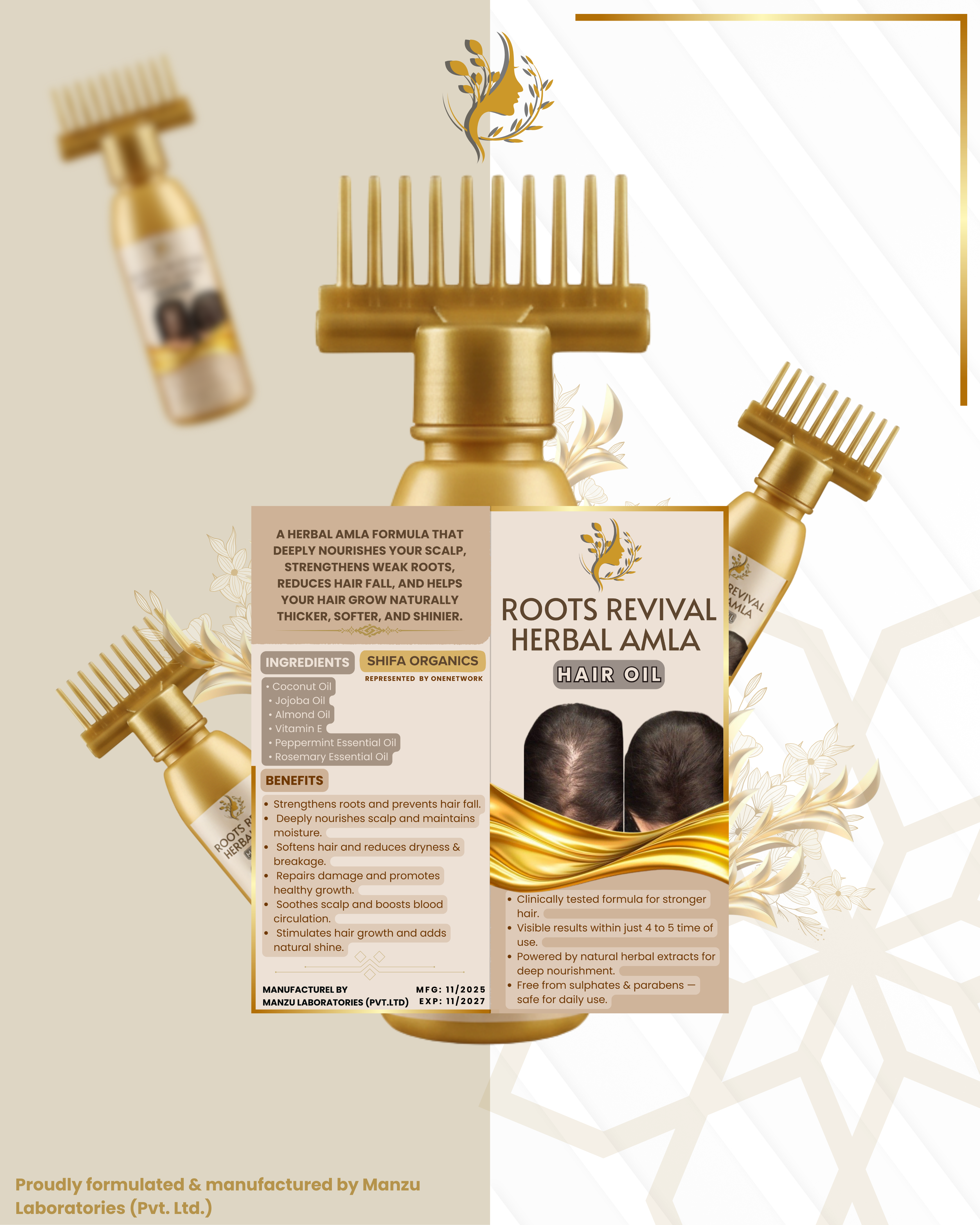 Roots Revival Herbal Amla hair oil